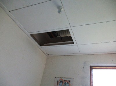 plafond - électricité